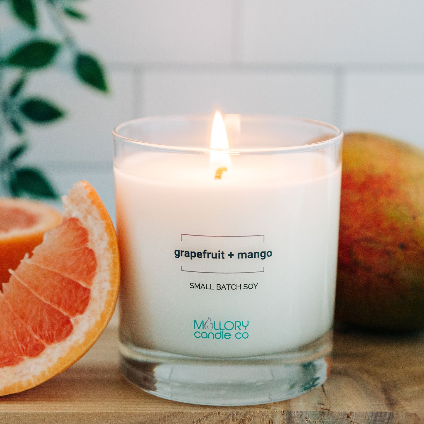 Grapefruit + Mango Candle, Jar