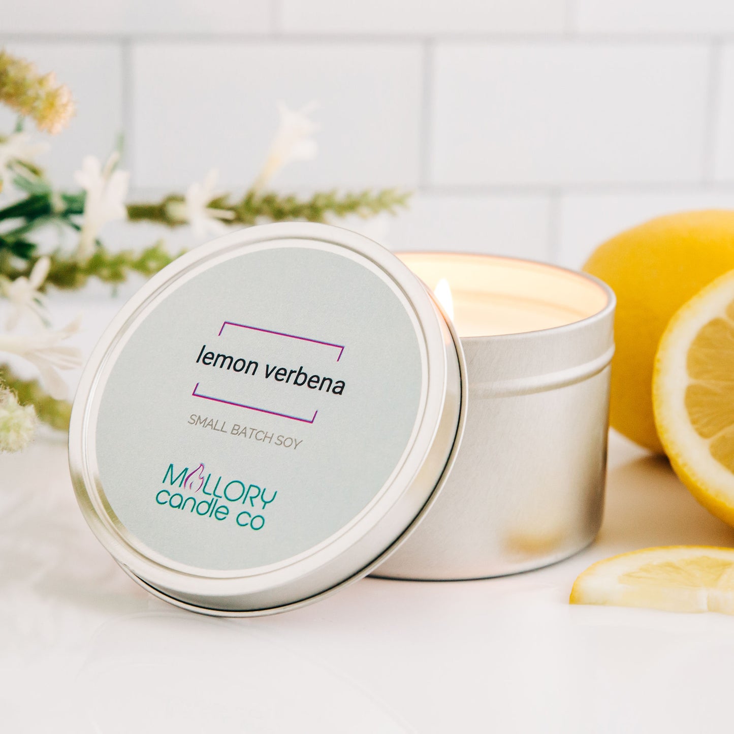 Lemon Verbena Candle, Sample