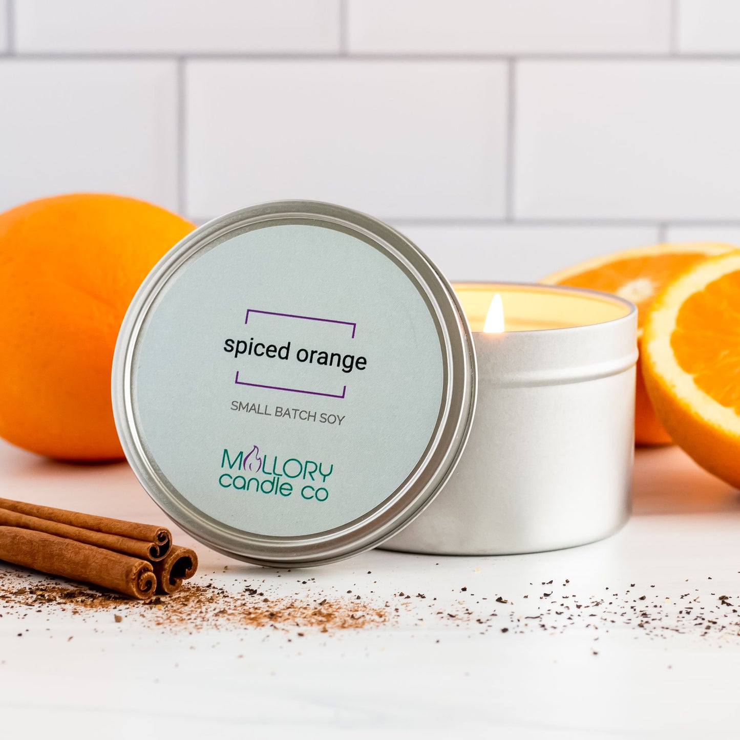 Spiced Orange Candle, Large Tin