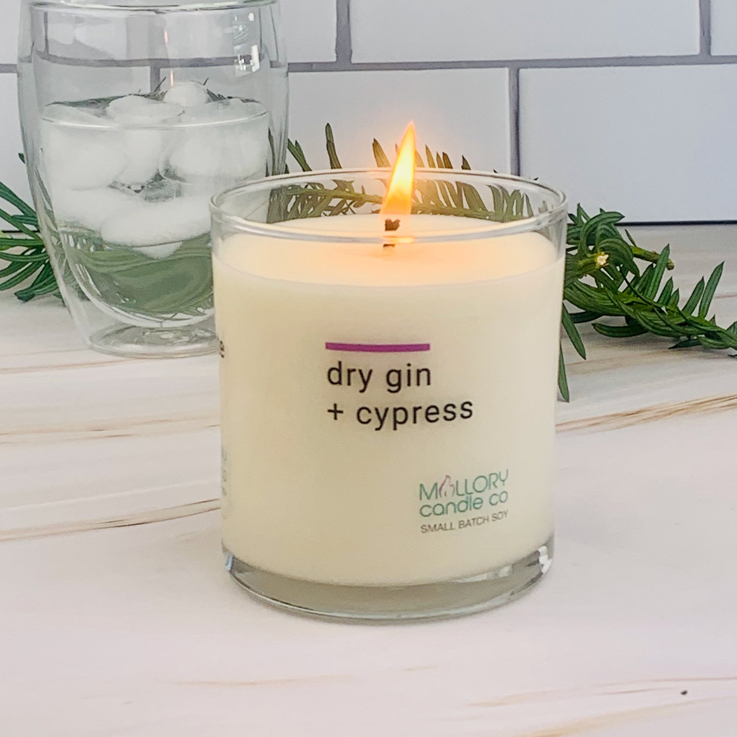 Dry Gin & Cypress Candle, Jar