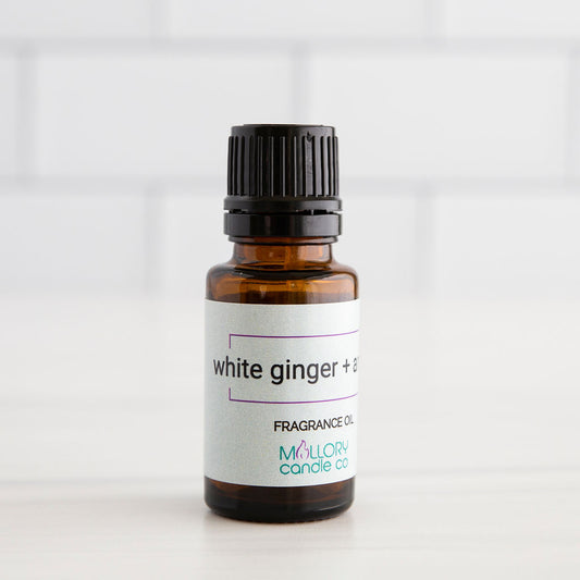 White Ginger & Amber Diffuser Oil
