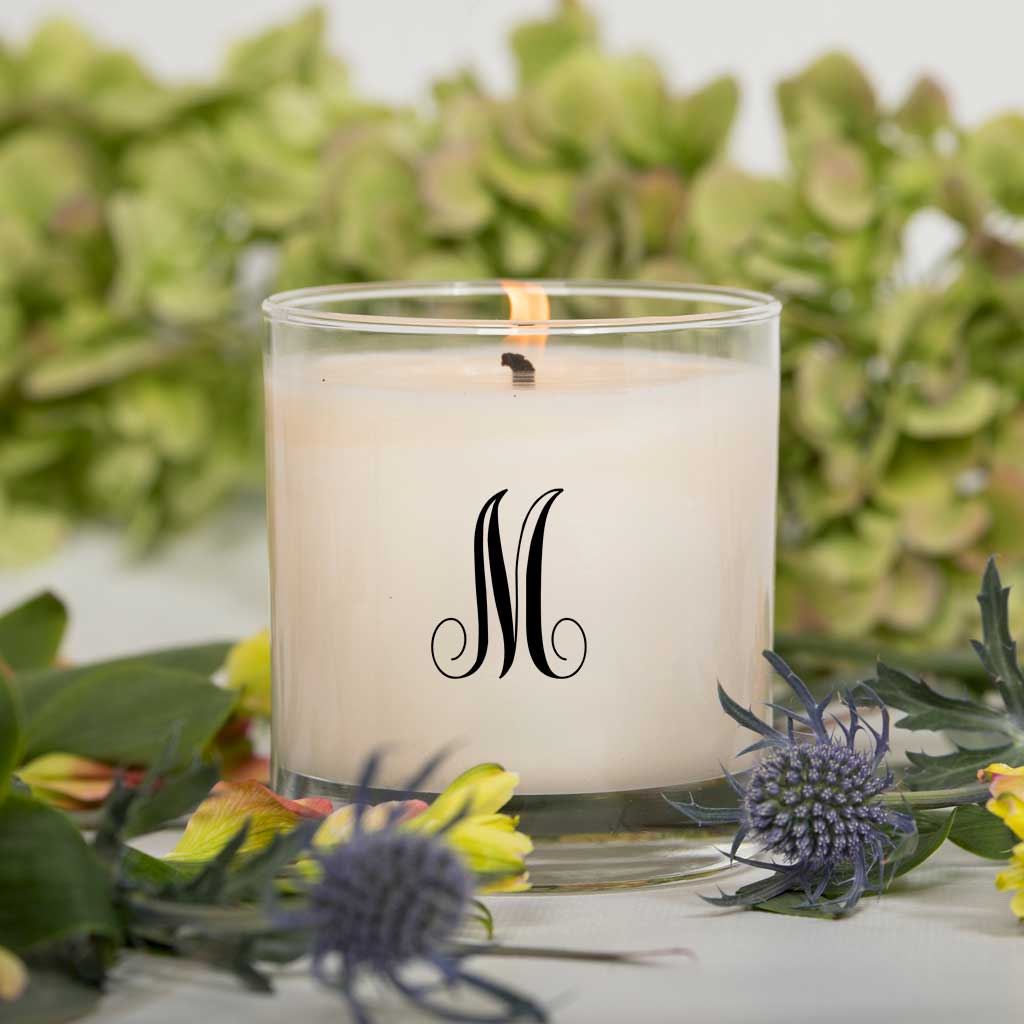 Monogram Candle Script - One Letter